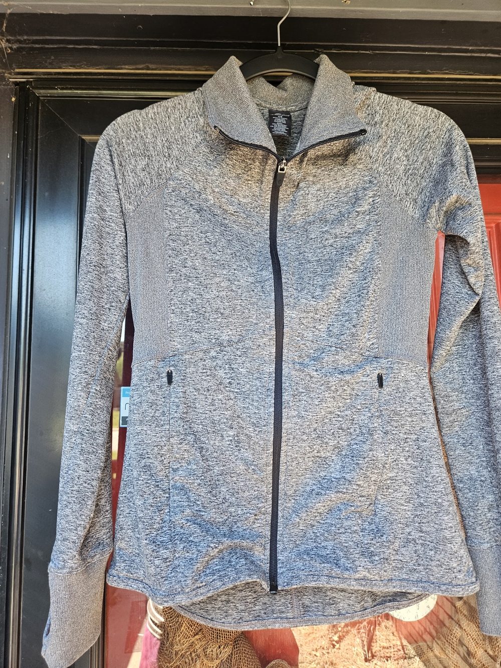 Champion Gray Full-Zip Athletic Jacket